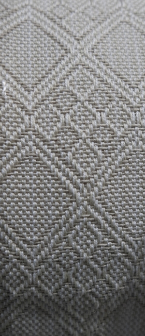 A closeup of the woven design.