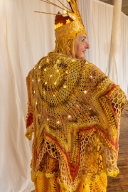 Laurie Sims created this piece after "Here Comes the Sun"