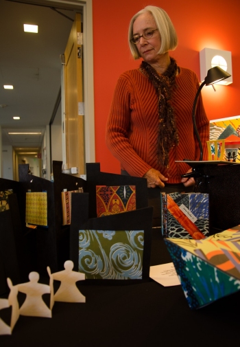 Carolyn Shattuck's pop-up and coptic-bound books