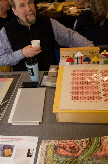 Walter Tisdale teaches book arts