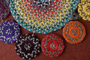 "Color Wheel Rug," Nancy Young and friends