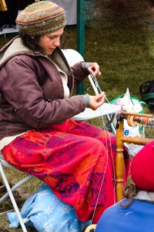 handspinning demo