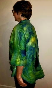 Nuno Felt Jacket (on model)