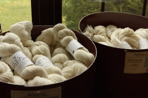 The white skeins were lovely.
