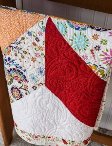 Folded quilt by Maureen Turgeon