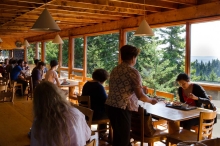 the Haystack cafeteria