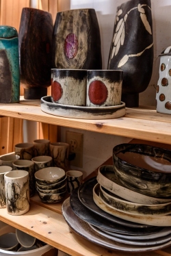 More of her ceramic work.