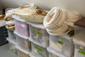 Materials at the ready.