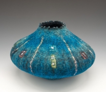 Felted Aqua Vessel