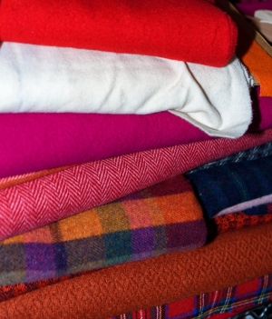 A few reds from the wool stash.
