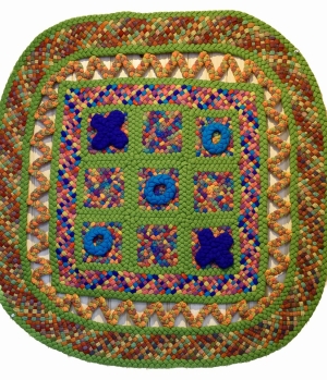 Bobbi's "Tic Tac Toe" rug.