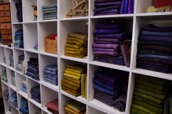Neatly stacked wools