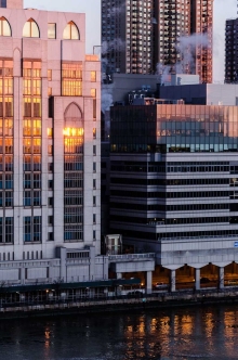 Early morning in New York.