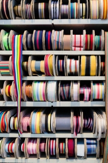 Ribbons, laces and leathers...