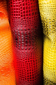 Unusual fabrics.