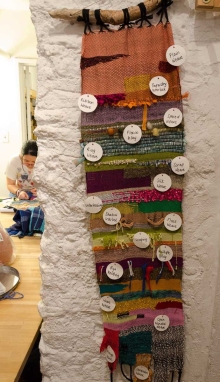 A visual guide to styles of Saori weaving.