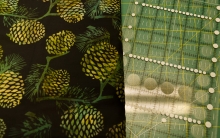 Pinecone fabric for my Spring blouse