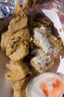 world famous fried artichokes