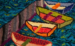 “Rowboats on the River” by Elaine Eskesen