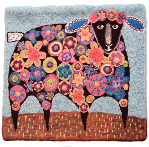 Diane Luszcz's "Sheep and Flowers," (Carla Girard, designer).