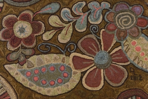 Another detail of a rug by Diane Luszcz.