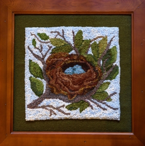Susan Stanley's early work with robin's eggs.