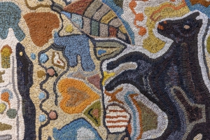 Jeni Nunnally, detail of a rug.