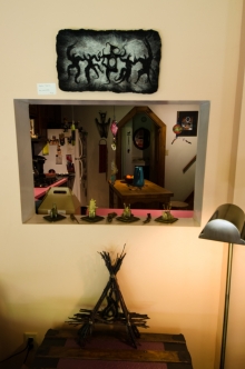 more of her assemblage and felted work