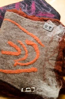 felted journal cover by Rick Bonnett