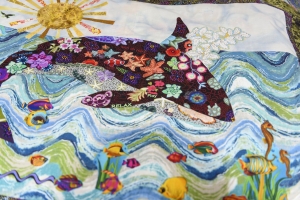 Donna Hezlep's quilt, another view.