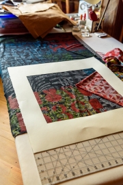 Scene in the printing studio.