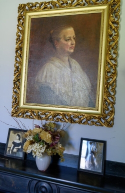 Portrait of a family member.