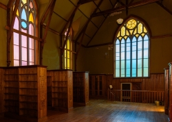 Inside the chapel.