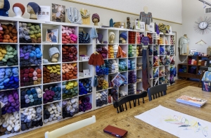 A stop at Fiber & Vine in Norway.