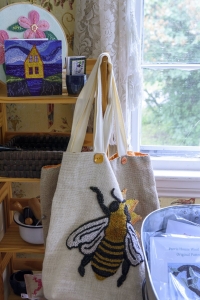 Elizabeth's bumblebee bag.