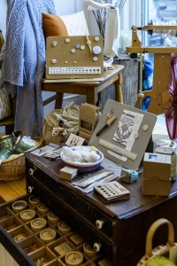 The shop is beautifully appointed.